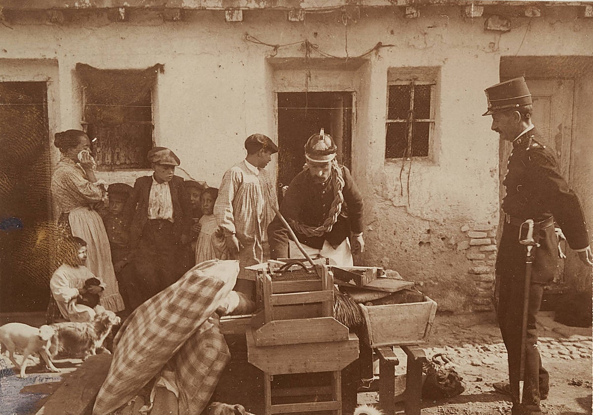 Desalojo del barrio de las Injurias de Madrid, en 1906