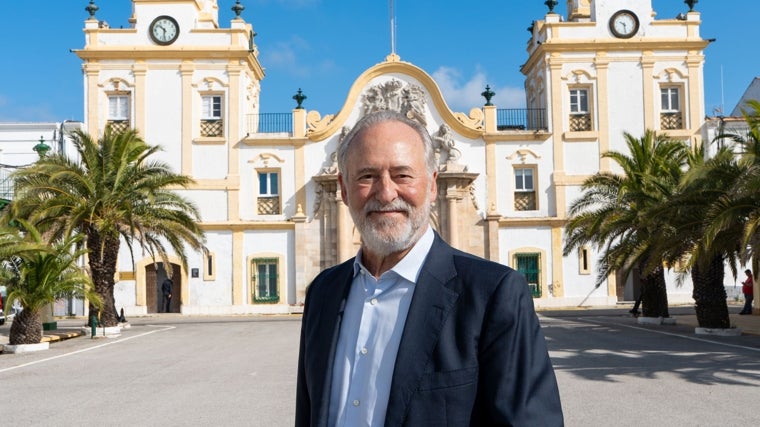 Jorge Molist, en el Arsenal de la Carraca, en Cádiz