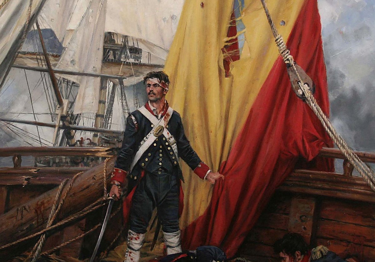 'Mi bandera', cuadro de Augusto Ferrer-Dalmau