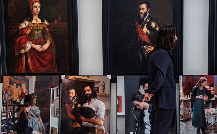 Imagen principal - Augusto Ferrer-Dalmau lo confirma: «Pintaremos a la Princesa Leonor y a otros 22 reyes españoles»