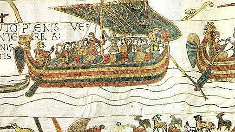 Parte del Tapiz de Bayeux