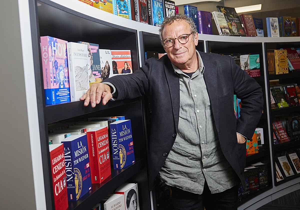 Tim Weiner, durante la entrevista con ABC en Madrid