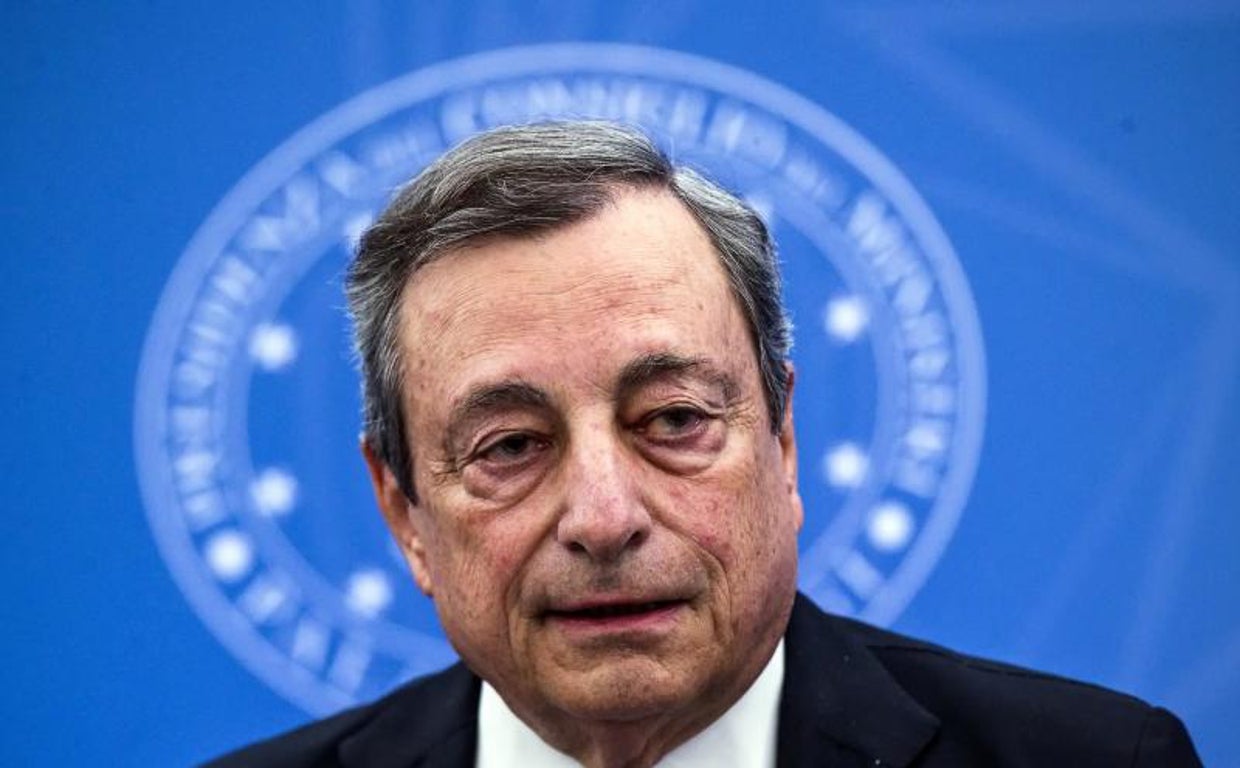 La abstención del M5E en la moción de confianza propuesta por Draghi deja a Italia a un paso de la crisis de gobierno