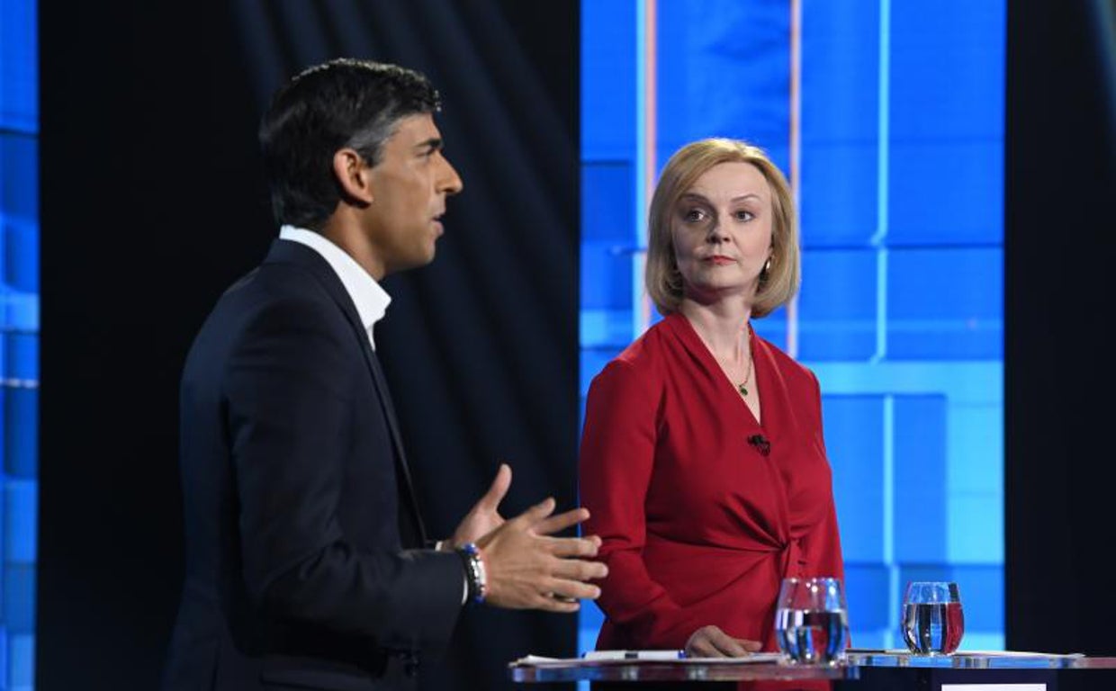Rishi Sunak y Liz Truss se disputarán la sucesión de Boris Johnson como líder de los conservadores británicos
