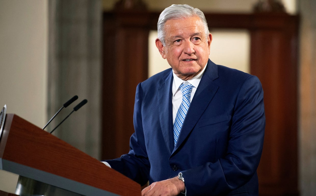 El presidente de México, Andrés Manuel López Obrador