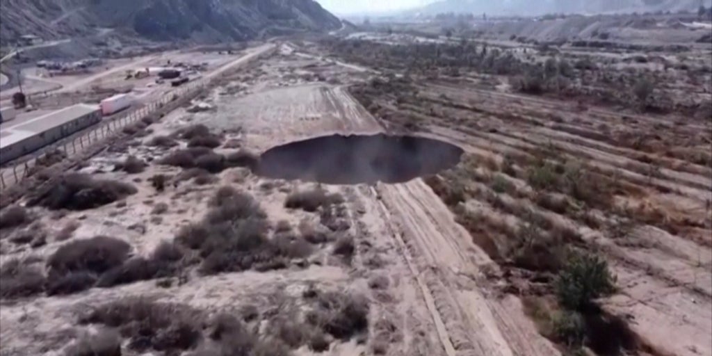 Un agujero de 32 metros de diámetro aparece cerca de una mina de carbón en Chile