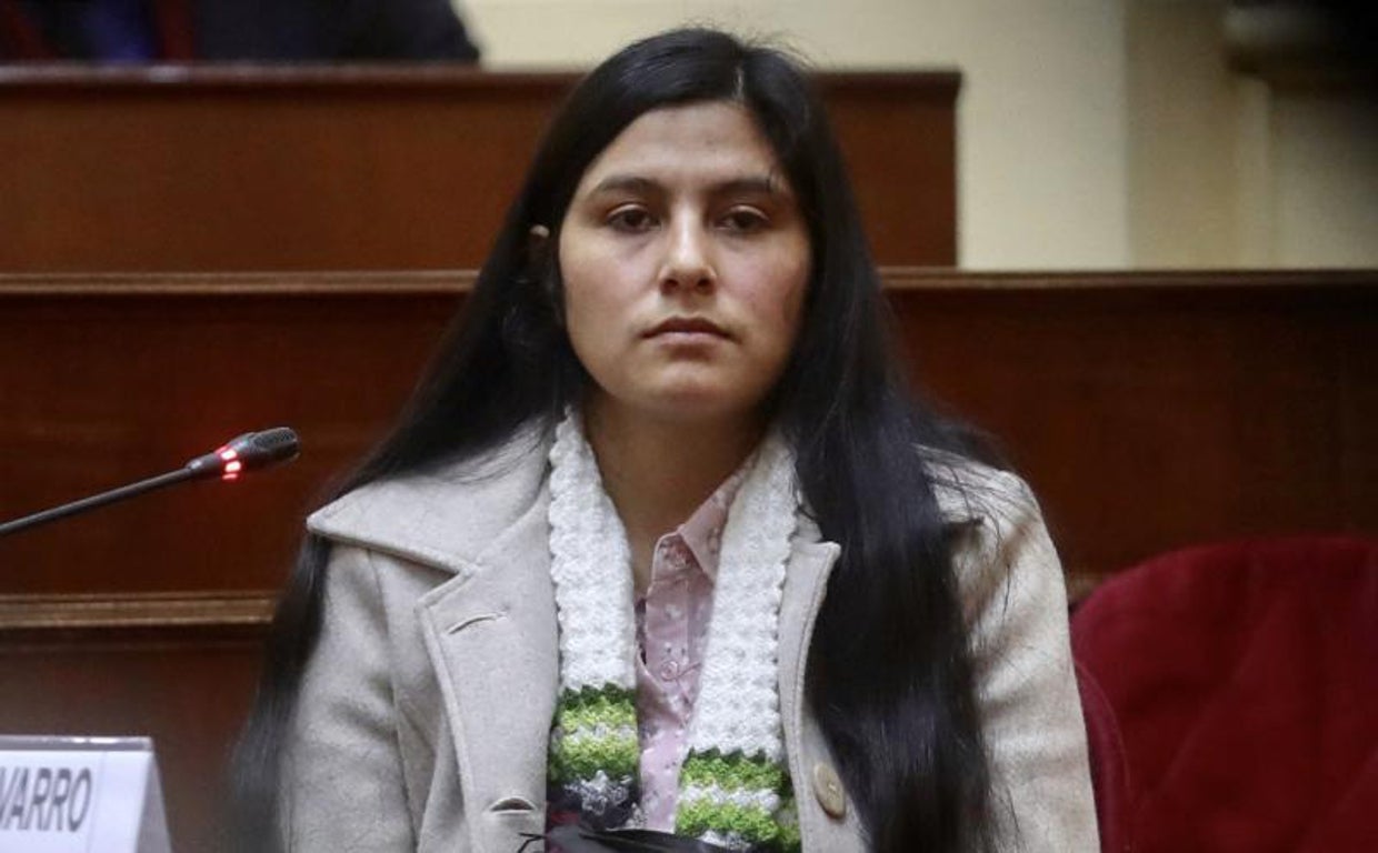 La cuñada de Pedro Castillo, presidente de Perú, se entrega ante la Fiscalía
