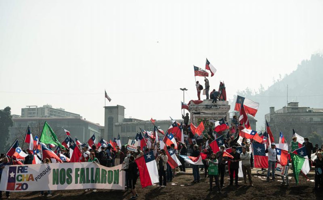 La votación de una nueva constitución divide profundamente a los chilenos