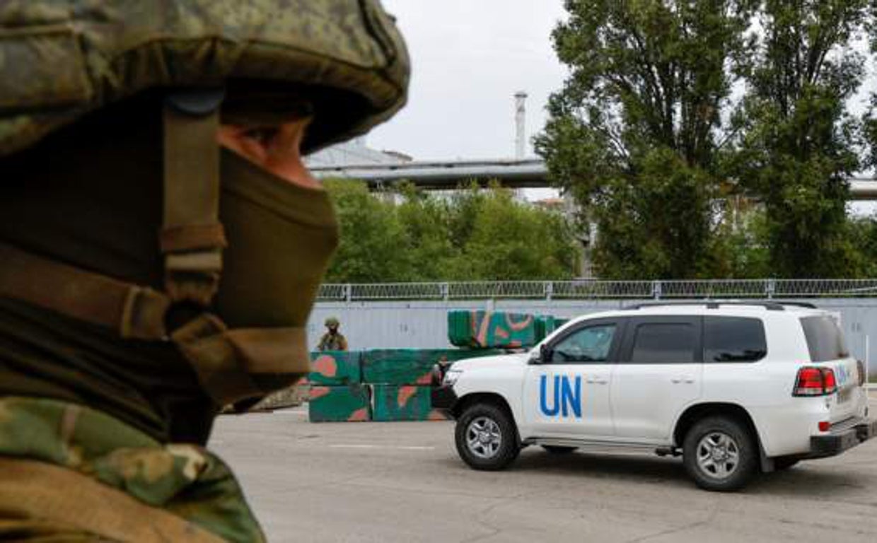 Los primeros expertos de la OIEA llegan a la planta nuclear de Zaporiyia