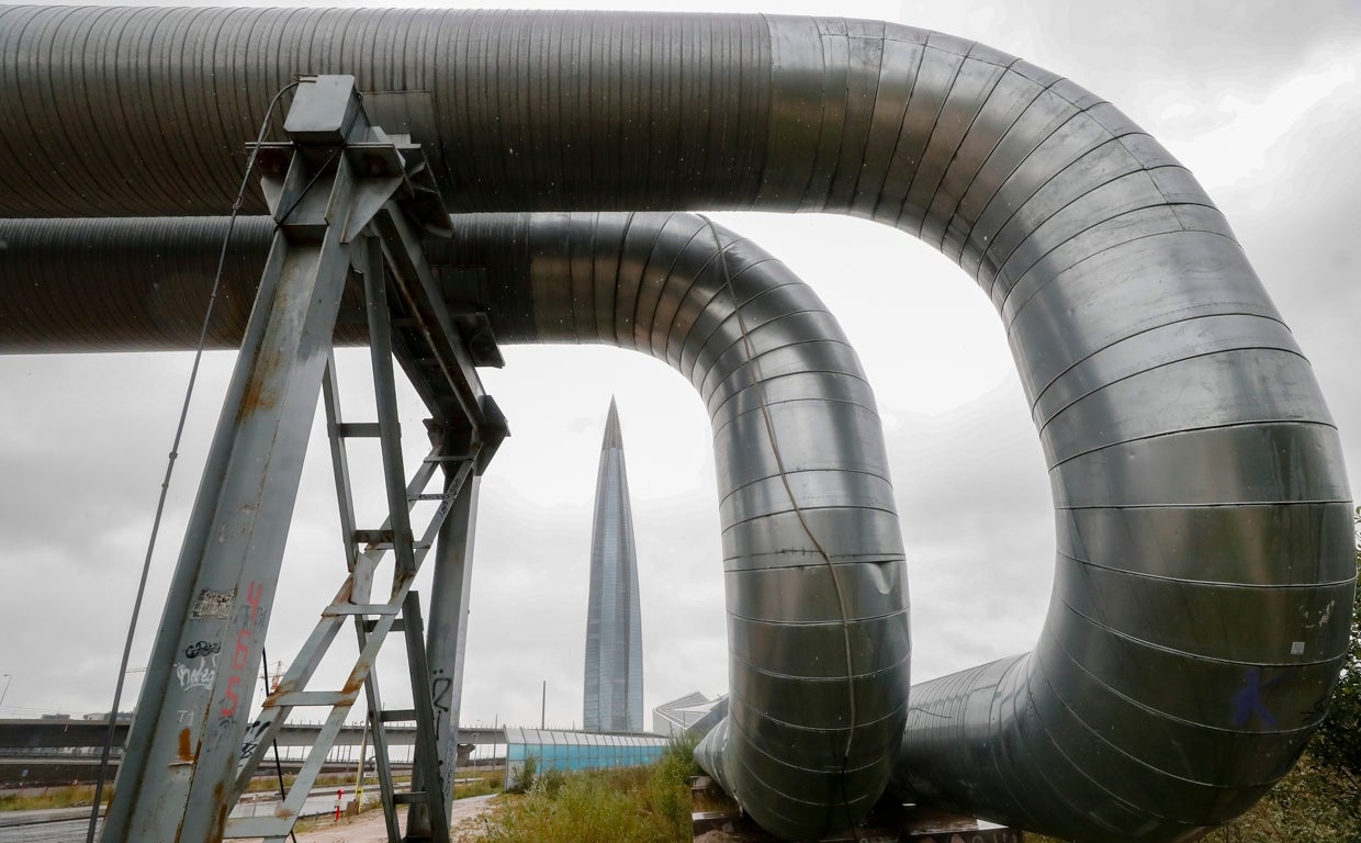 Tuberías del gasoducto Nord Stream 1