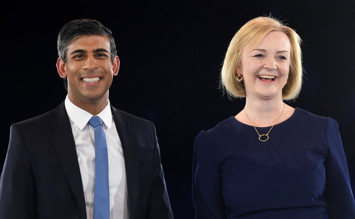 Sunak y Truss, candidatos a suceder a Johnson al frente del Partido Conservador