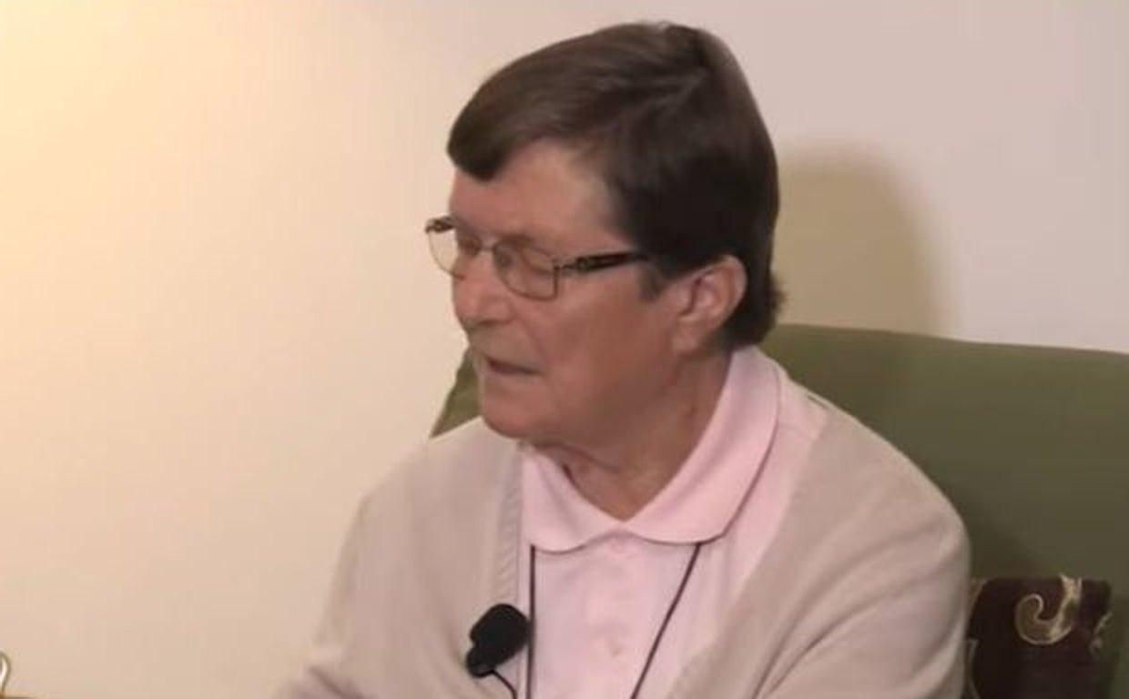 Maria De Coppi en una grabación para redes sociales