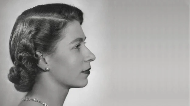 imagen del primer retrato de Isabel II tras su coronación