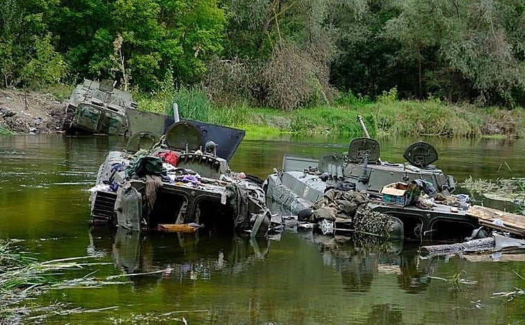 El enorme arsenal que Rusia ha dejado abandonado en su huida durante la contraofensiva ucraniana