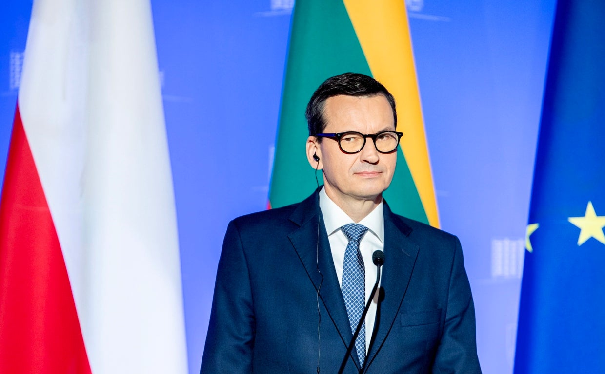 El primer ministro polaco, Mateusz Morawiecki