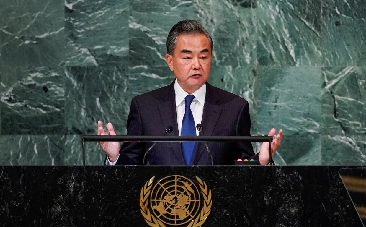 El ministro de Exteriores chino, Wang Yi