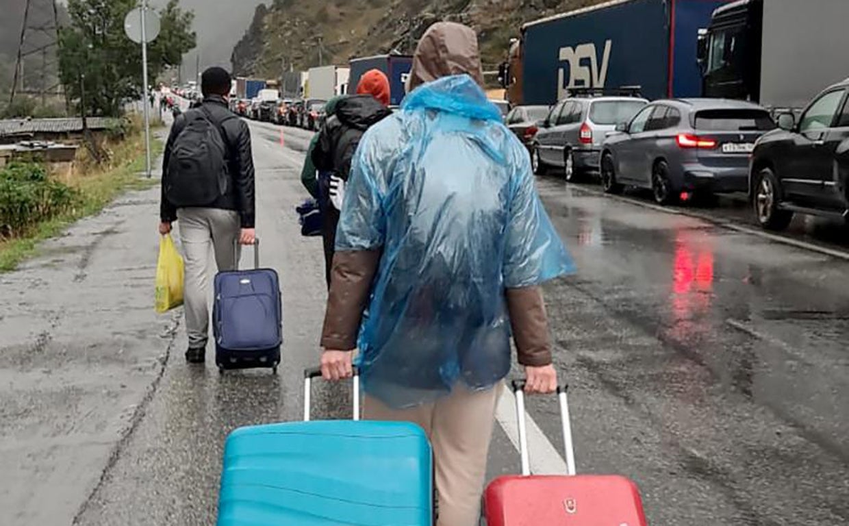 Más de 260.000 hombres han abandonado Rusia desde el decreto de movilización «parcial» de Putin