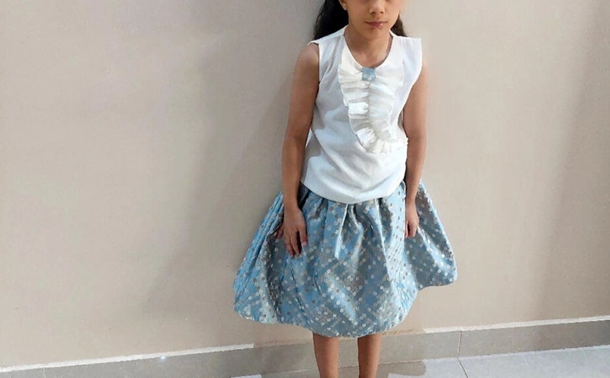 Tala, hija de la ciudadana estadounidense Carly Morris, en una fotografía tomada en Buraidah, en el centro de Arabia Saudí, y difundida por su familia el 21 de septiembre de 2022