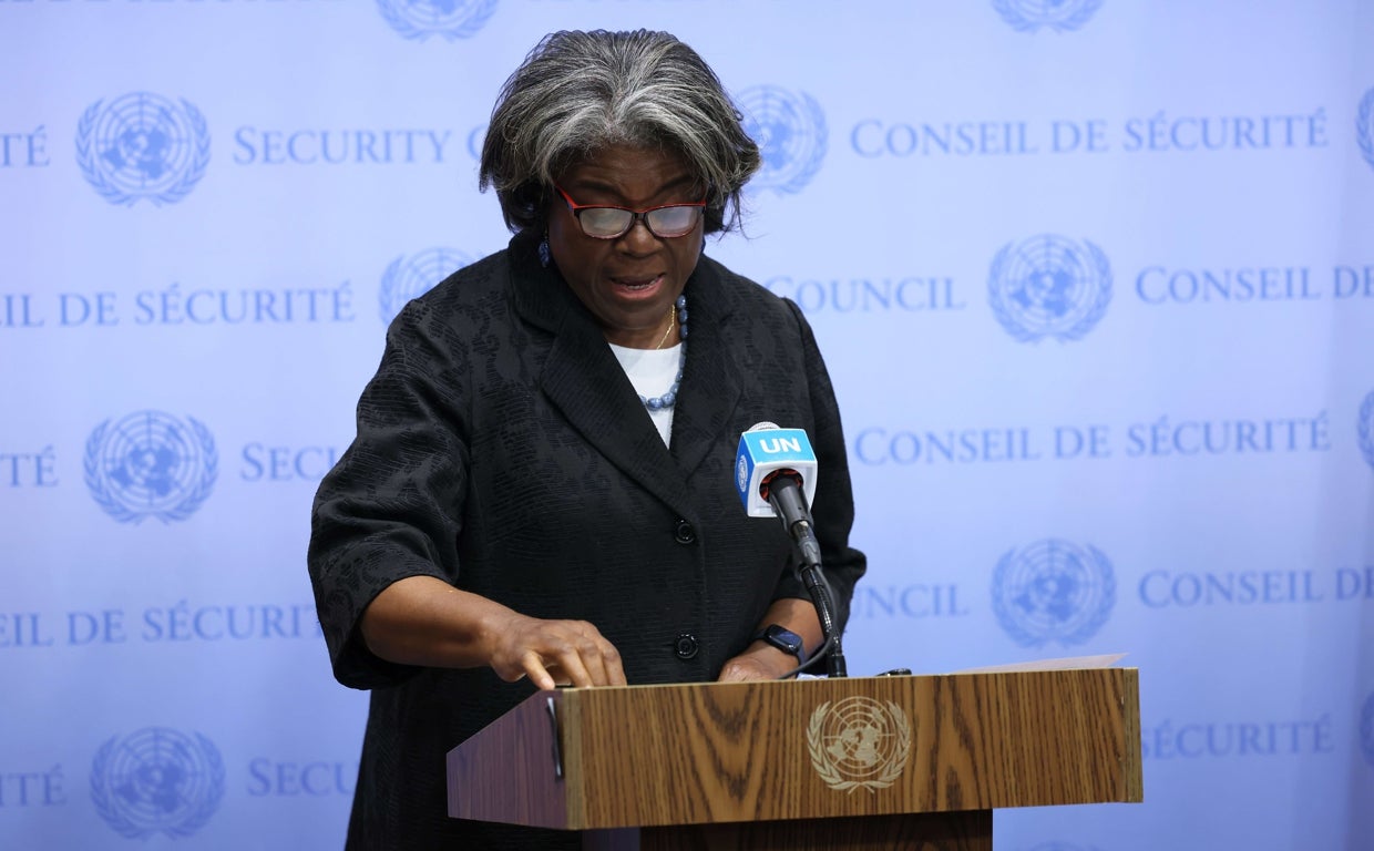 Linda Thomas-Greenfield, embajadora de los EE.UU. ante la ONU