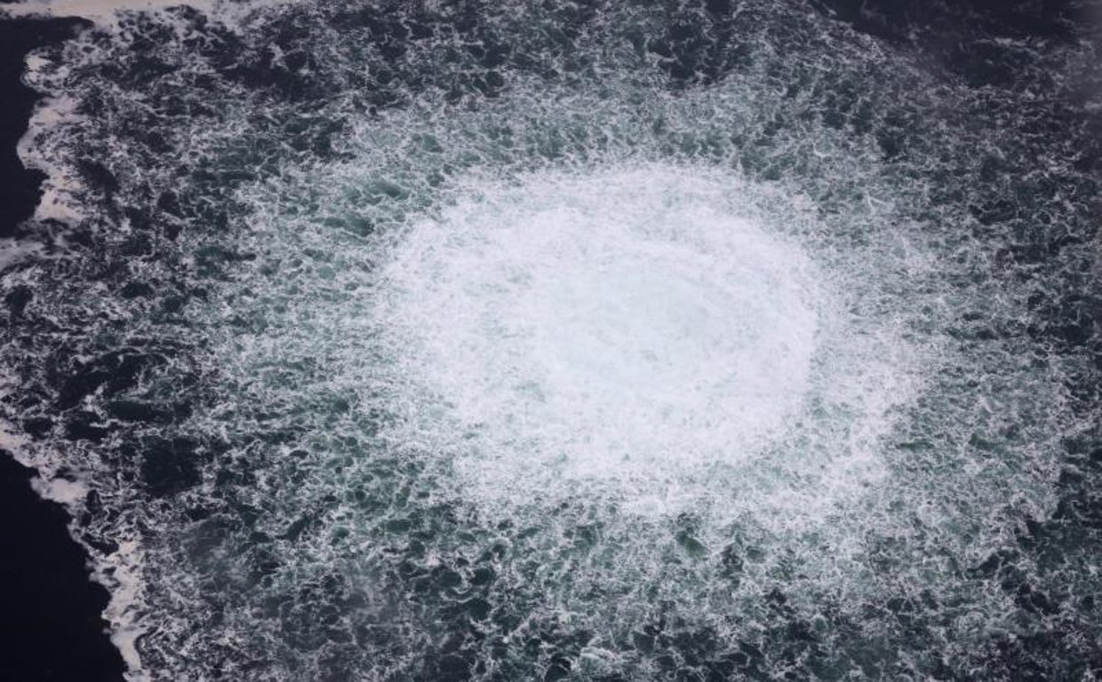 Fuga de las tuberías de Nord Stream en la costa sueca