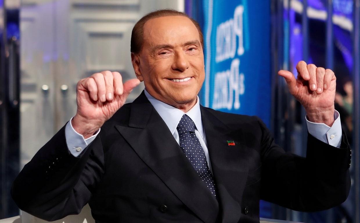 Silvio Berlusconi, expresidente de Italia