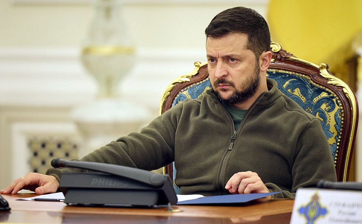 El presidente de Ucrania, Volodímir Zelenski