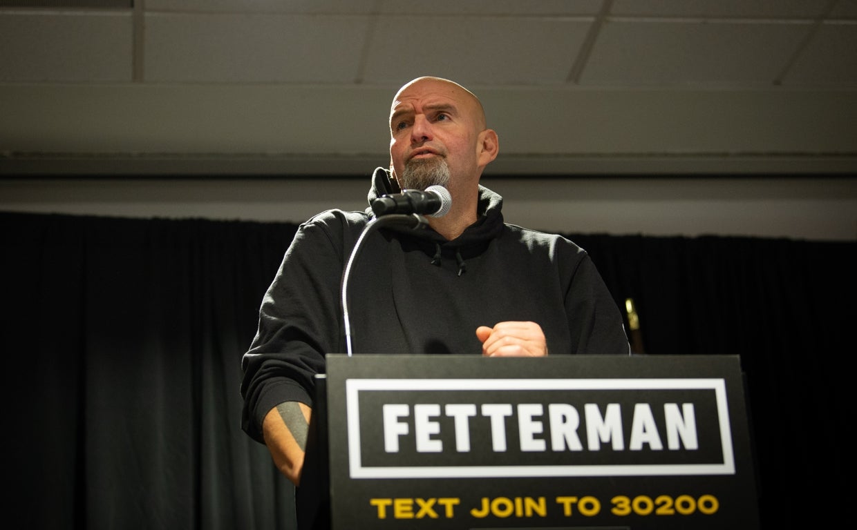 John Fetterman, candidato demócrata al Senado