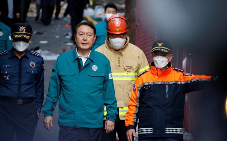 El presidente surcoreano decreta una semana de luto y ordena investigar la avalancha mortal