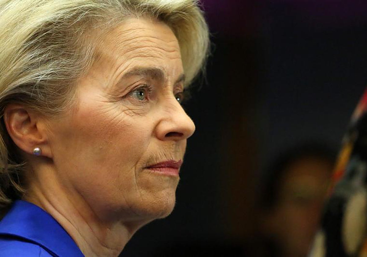 La presidenta de la Comisión Europea, Ursula von der Leyen