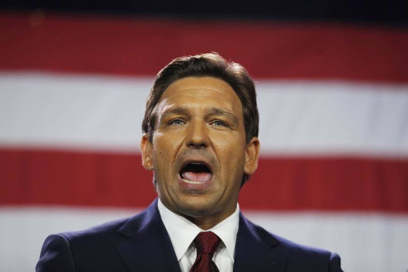 El victorioso gobernador de Florida, Ron DeSantis