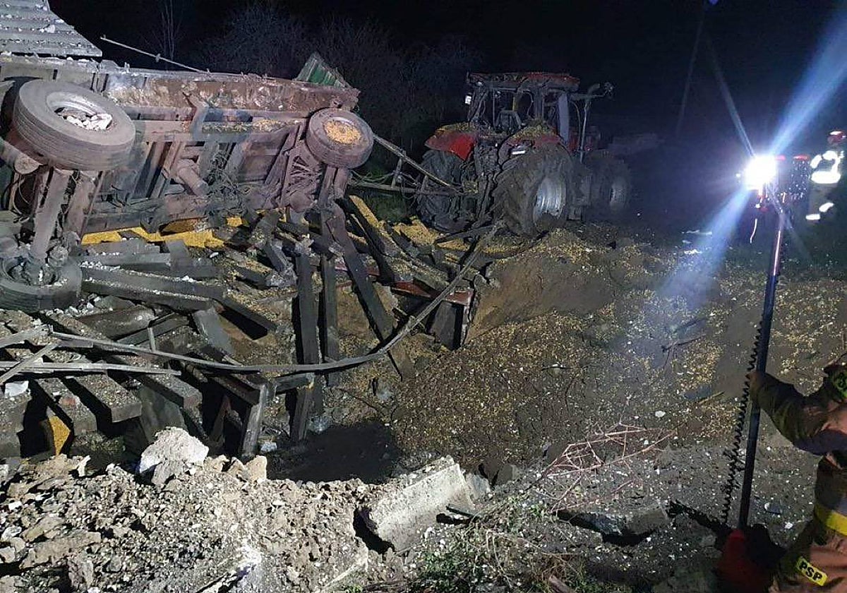 La zona en la que se han registrado los impactos está a unos 8 kilómetros de Ucrania