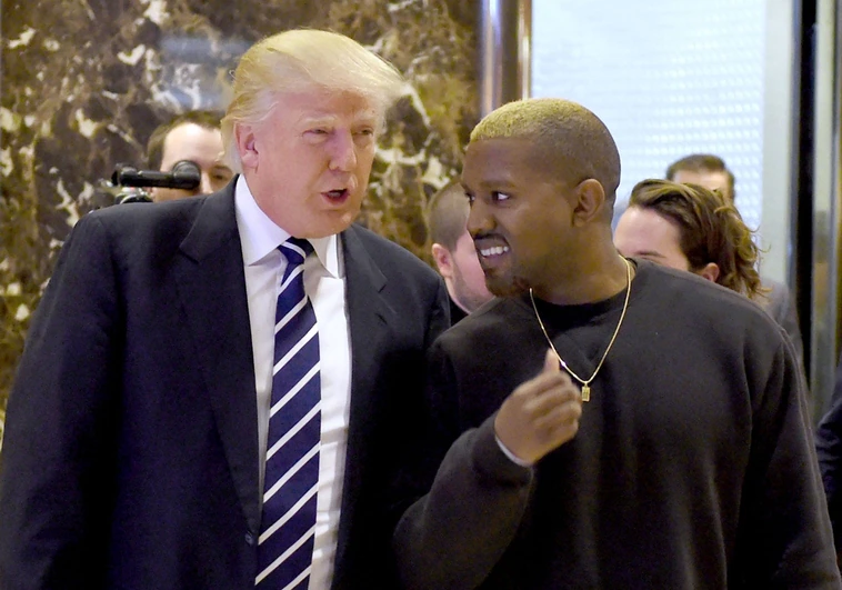 Donald Trump y Kanye West
