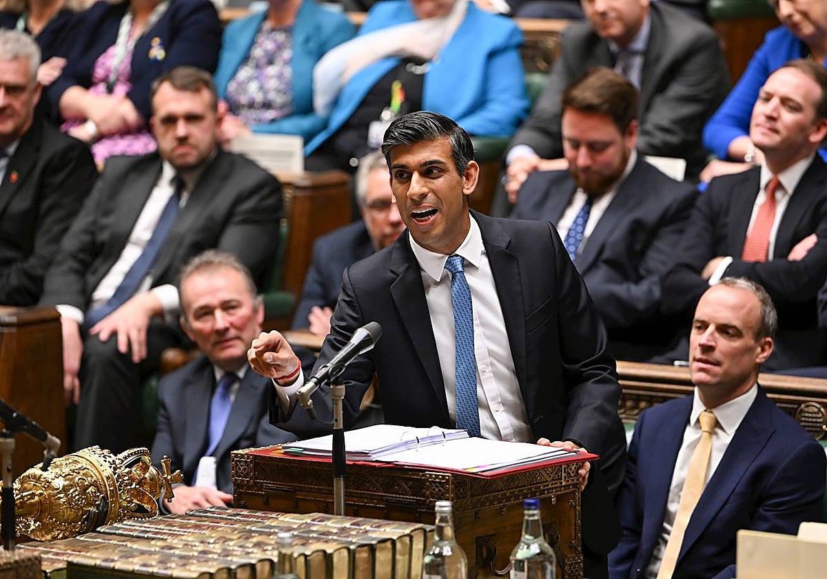 El primer ministro británico, Rishi Sunak