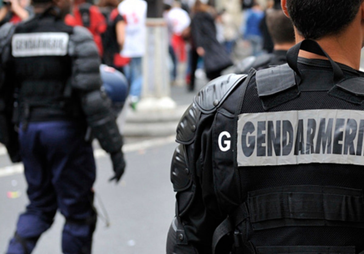 Gendarmes franceses en una imagen de archivo