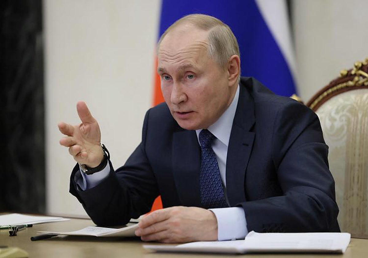 Putin durante la reunión  con el Consejo de Derechos Humanos ruso del Kremlin este miércoles