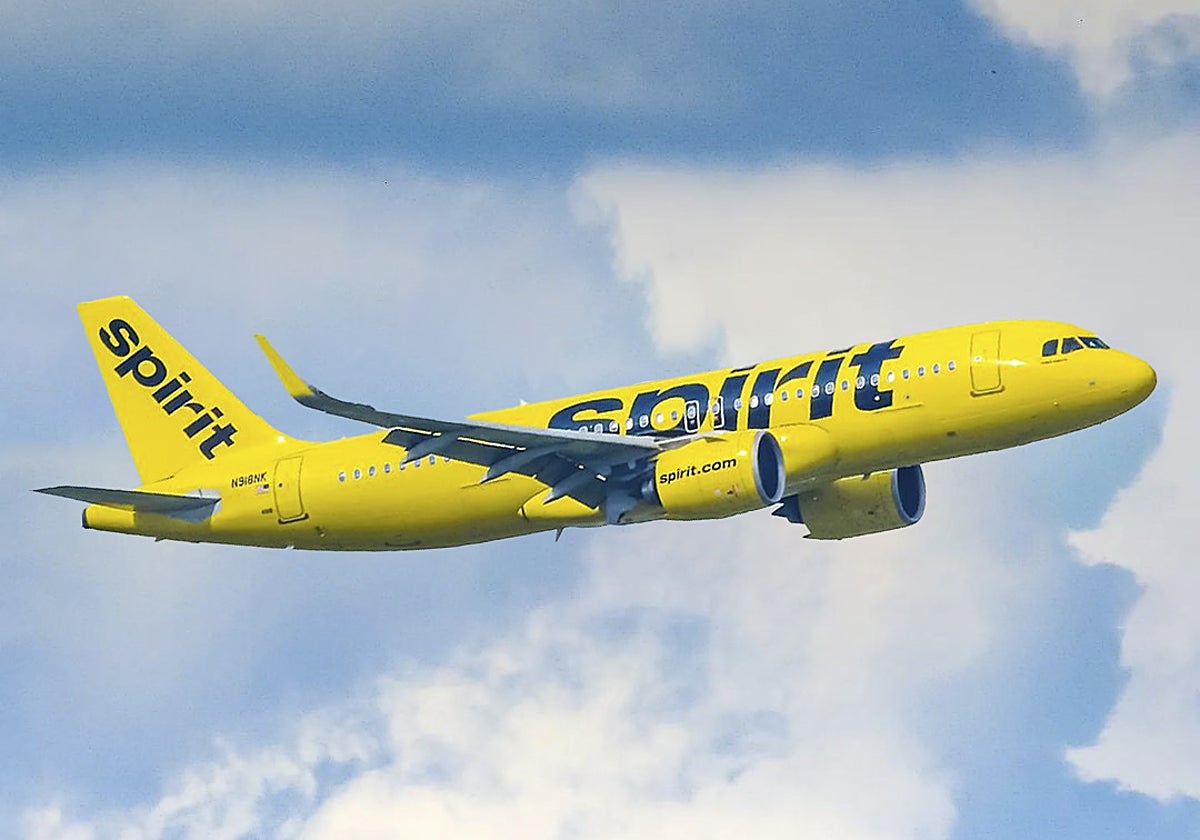 Un avión de Spirit Airlines