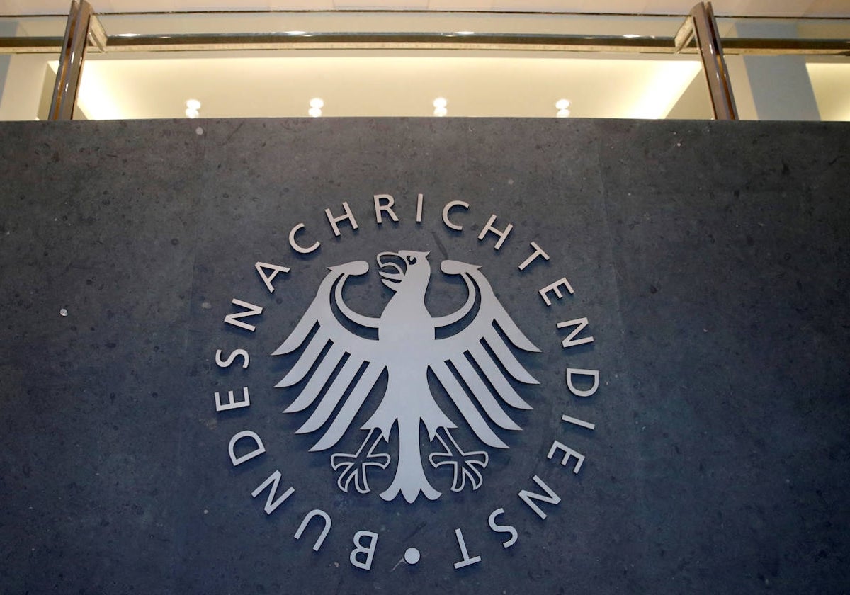 Logo del Bundesnachrichtendienst (BND), el servicio de Inteligencia de Alemania