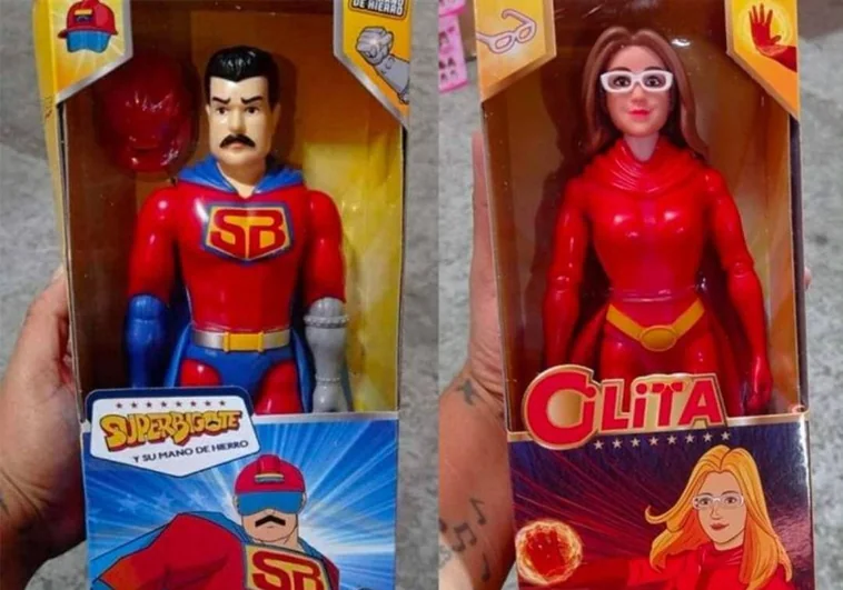 Superbigote y Cilita, los juguetes basados en Nicolás Maduro y su esposa que han regalado en Venezuela por Navidad