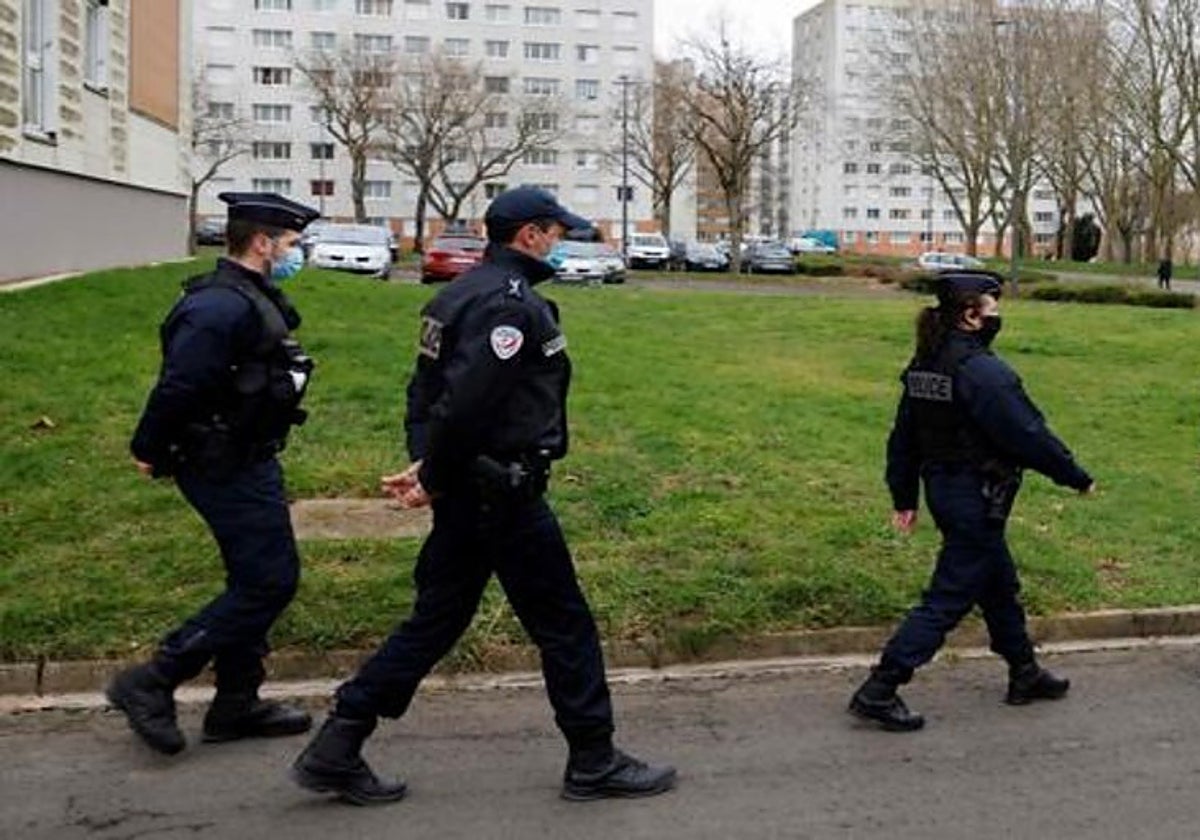 La policía francesa, en una foto de archivo.