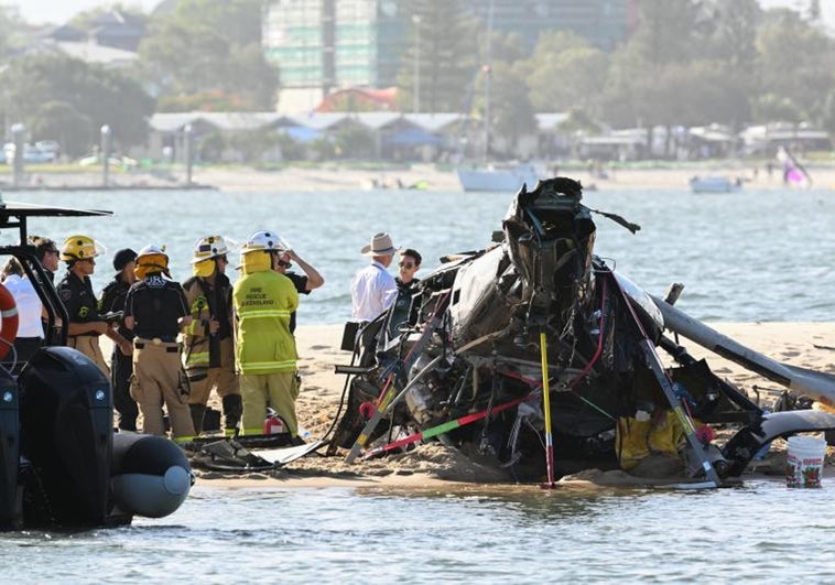 Varios muertos en una colisión entre dos helicópteros en la costa este de Australia