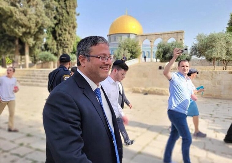 El nuevo ministro de Seguridad de Israel cruza la «línea roja» de la Explanada de las Mezquitas