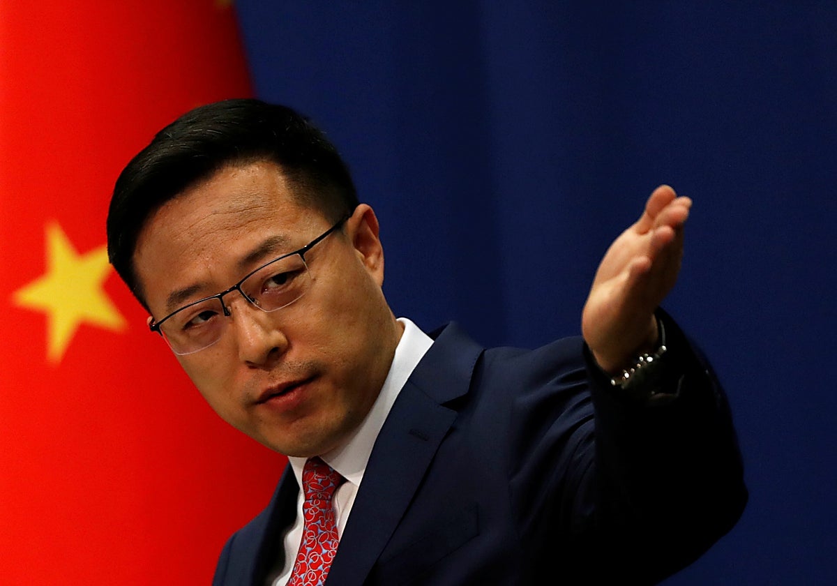 Zhao se hizo famoso por quedarse sin palabras ante preguntas relativas a la política de Covid 0