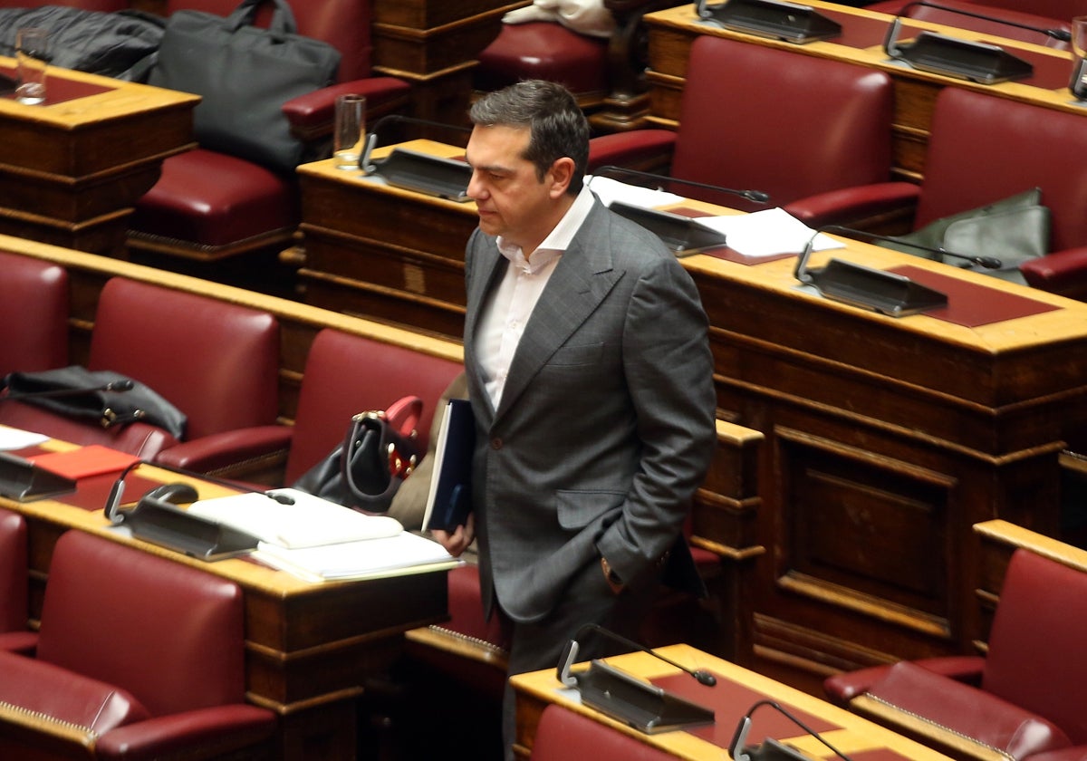 El líder del partido radical Syiriza