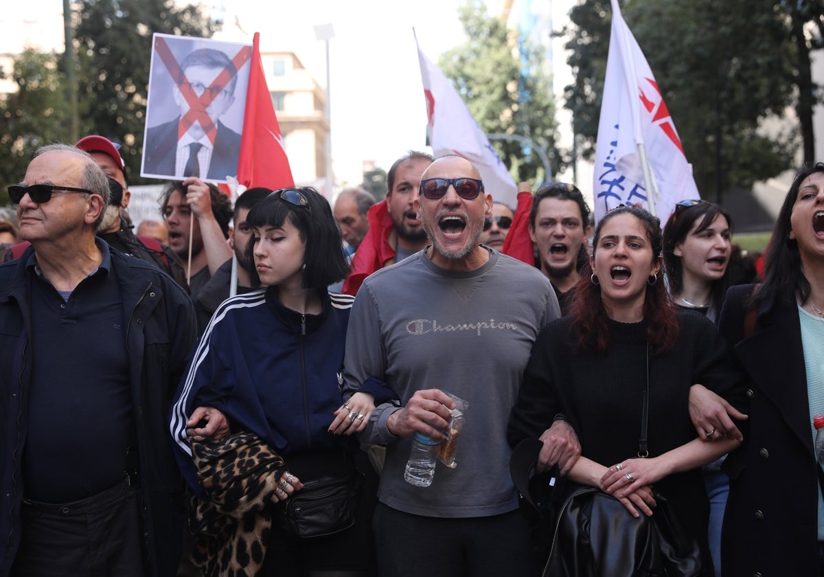 Protestas la semana pasada en Atenas