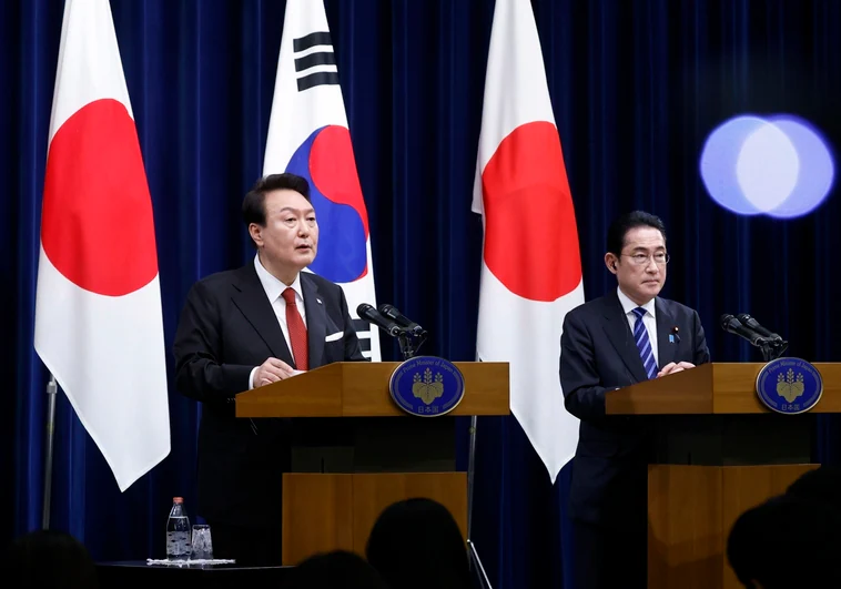 Japón y Corea del Sur se unen contra la amenaza nuclear de Kim Jong-un