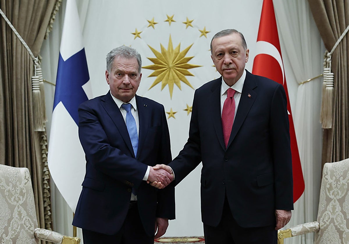 Presidente de Finlandia Sauli Niinisto en Turquía