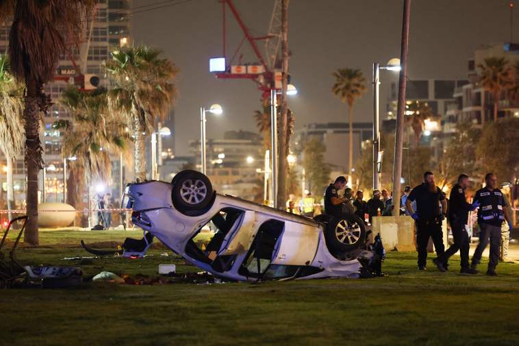 Un turista muerto y otros cinco heridos en un atentado terrorista en Tel Aviv
