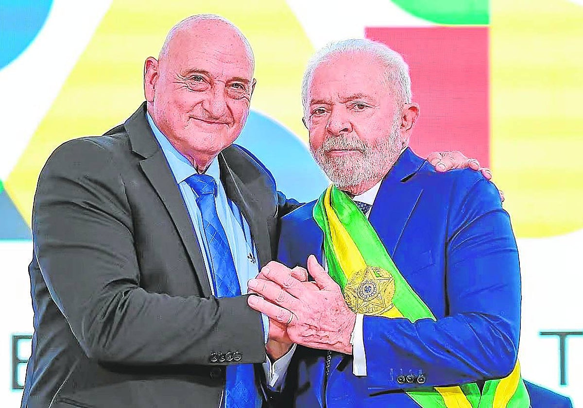 Marcos Gonçalves Dias y Luiz Inácio Lula da Silva