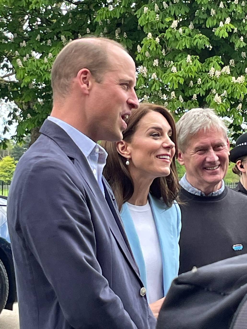 Los Príncipes de Gales también se han desplazado este domingo a Windsor, frente a cuyo castillo se va a celebrar un concierto por la Coronación del Rey Carlos III.