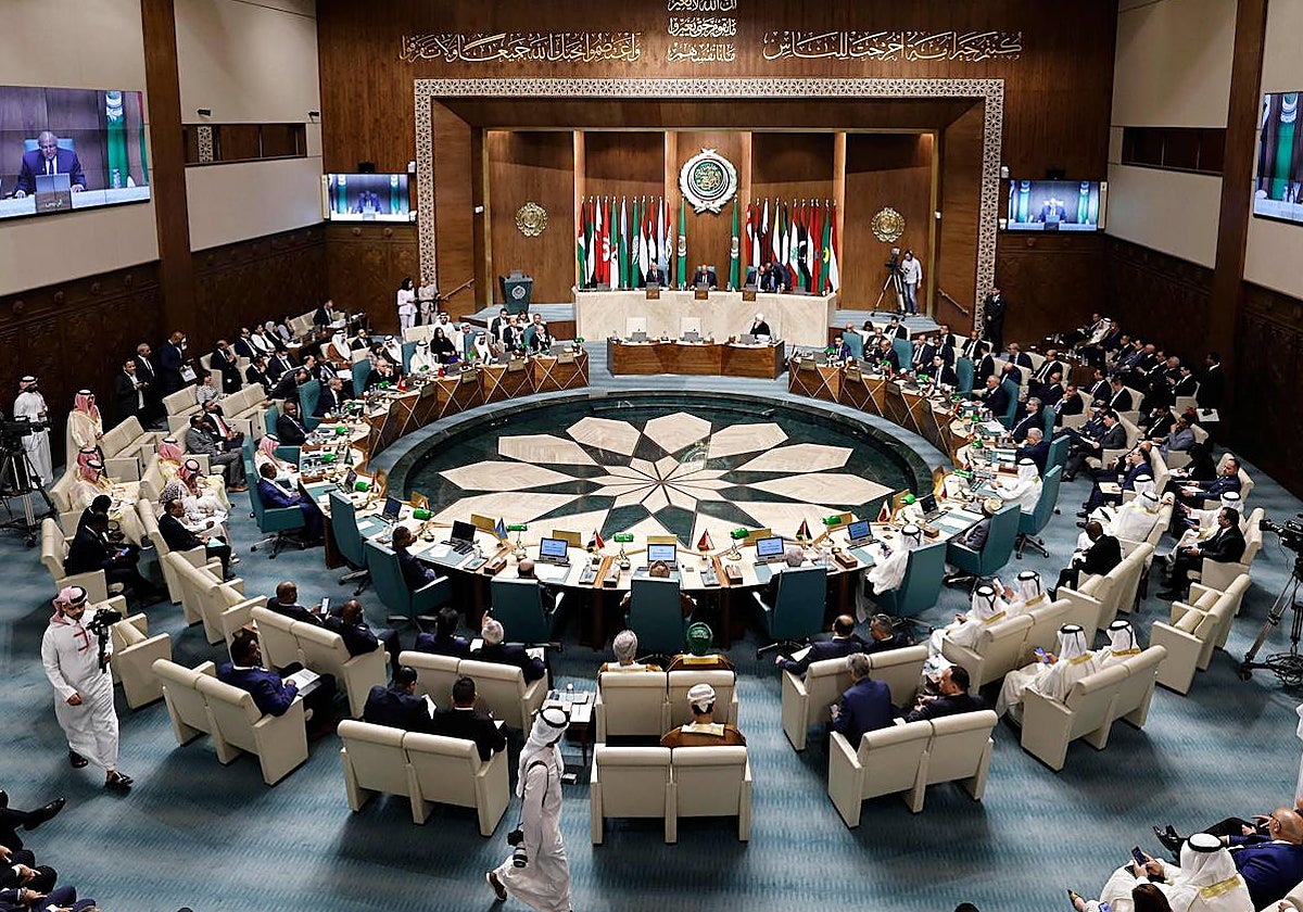 Reunión de la Liga Árabe en El Cairo